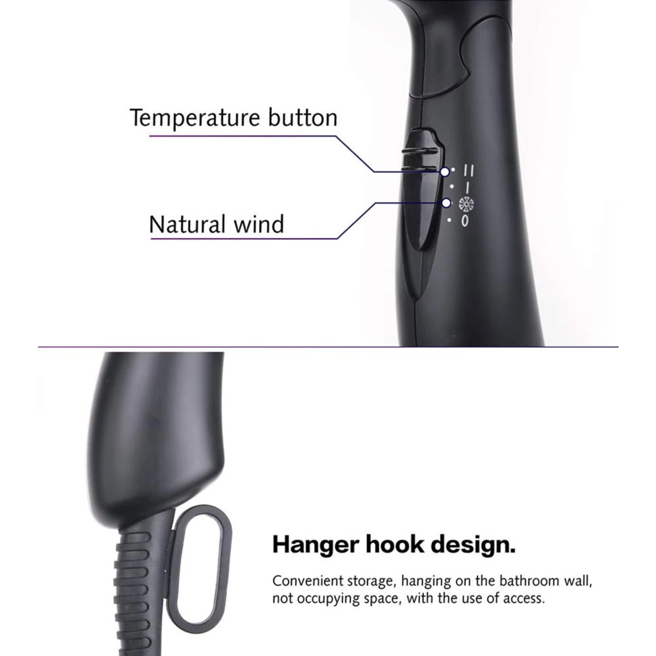 DSP Foldable Hair Dryer 1200W F-30031 2